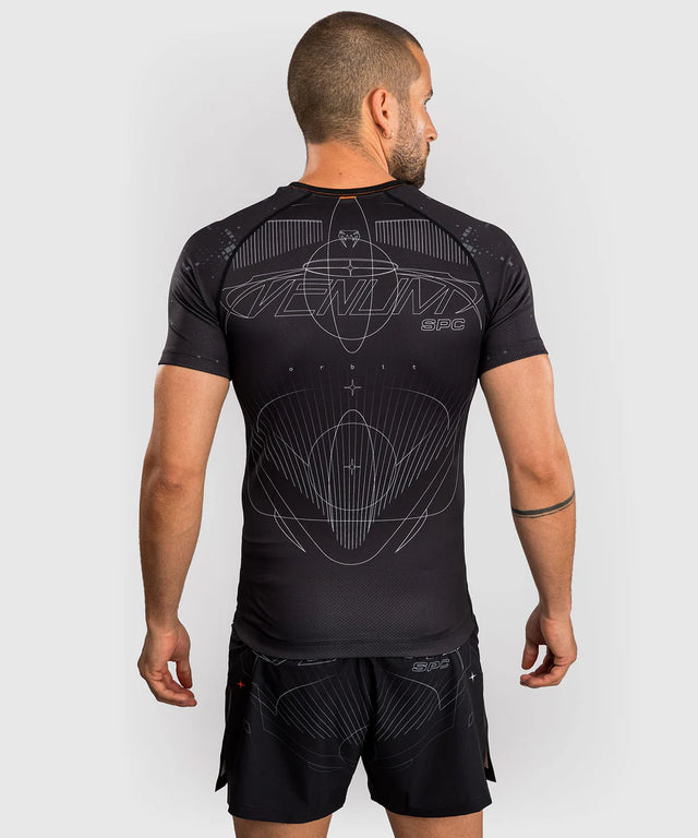 Rashguard Venum Eclipse cu mâneci scurte – Negru