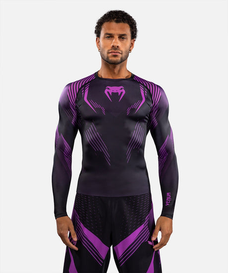 Venum Rashguard No-Gi 6.0 Långärmad – Svart/Lila