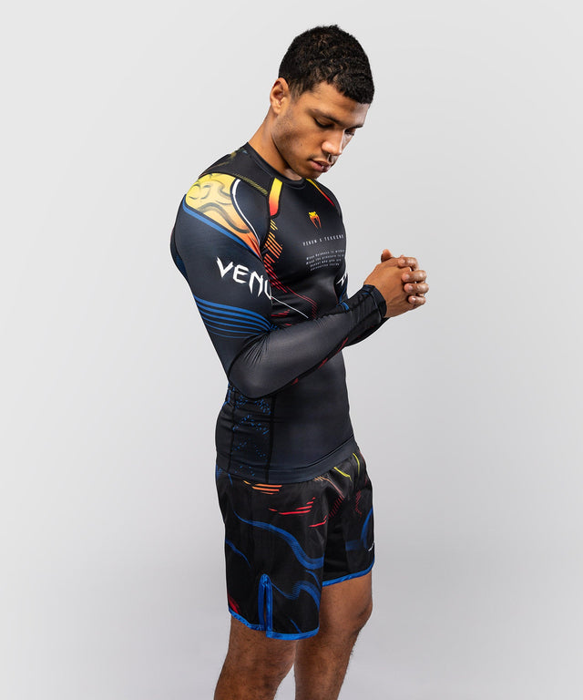 Venum Rashguard TEKKEN 8 Yoshimitsu - Sort/Orange - foto 2