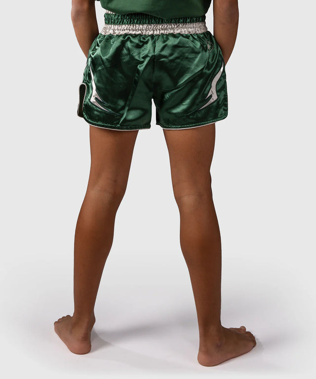 Venum Muay Thai-shorts Inferno Barn – Grön