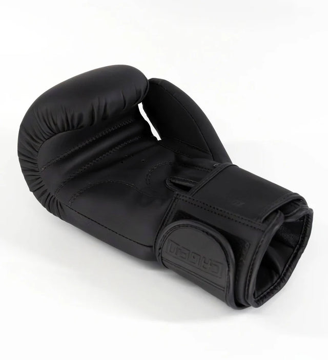 Conjunto Caged Shadow – Luvas de boxe + Caneleiras