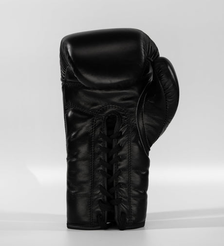 Guantoni da boxe Caged X Series con lacci – Nero/Nero