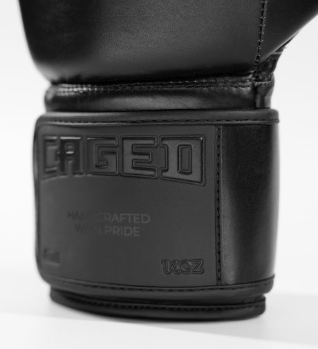 Guantoni da boxe Caged 'X' Series – Nero/Nero – Guantoni da boxe