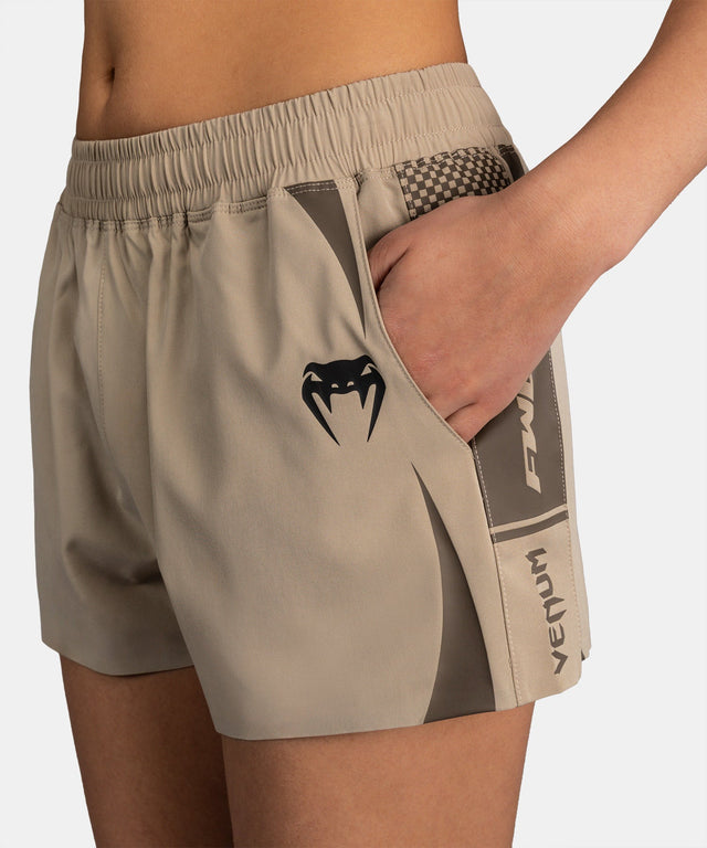 Pantaloncini da allenamento Venum UFC Unity – Donna – Sabbia