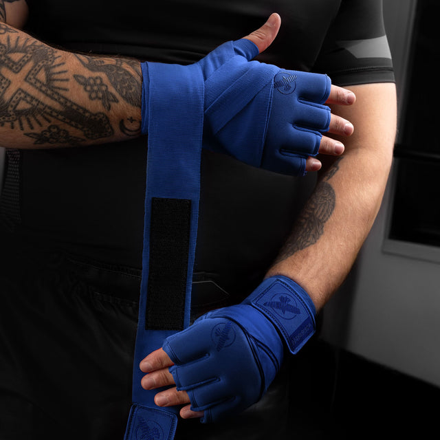 Hayabusa Håndbind Knuckle Guard - Blå