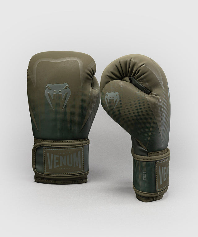 Gants de boxe Venum Stealth – Kaki/Vert foncé