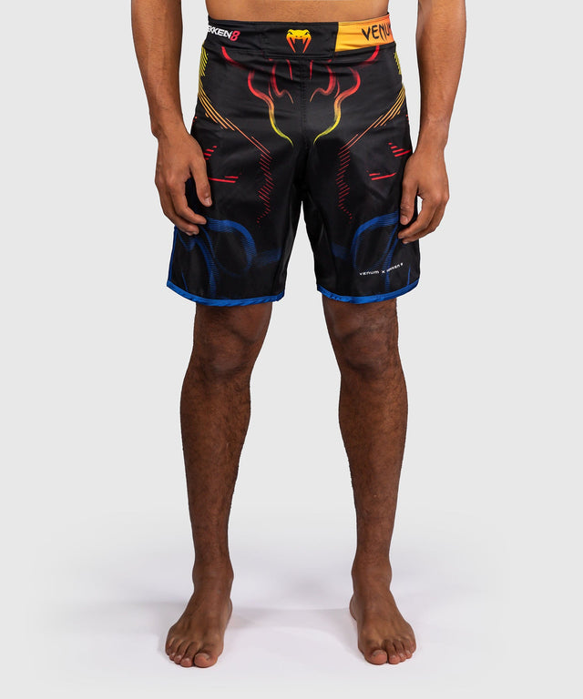 Venum MMA-shorts x TEKKEN 8 Yoshimitsu – Sort/Orange