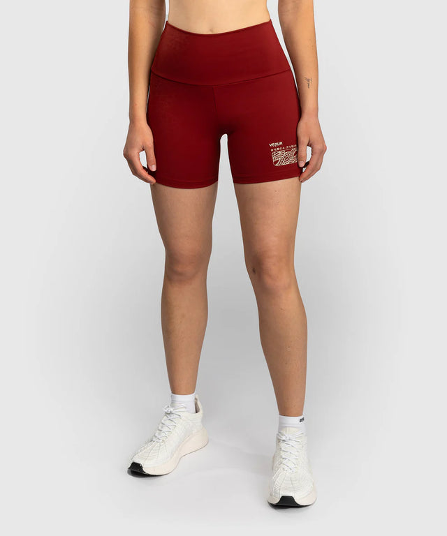 Pantalones de Muay Thai Venum Serpenti para mujer – Burgundy