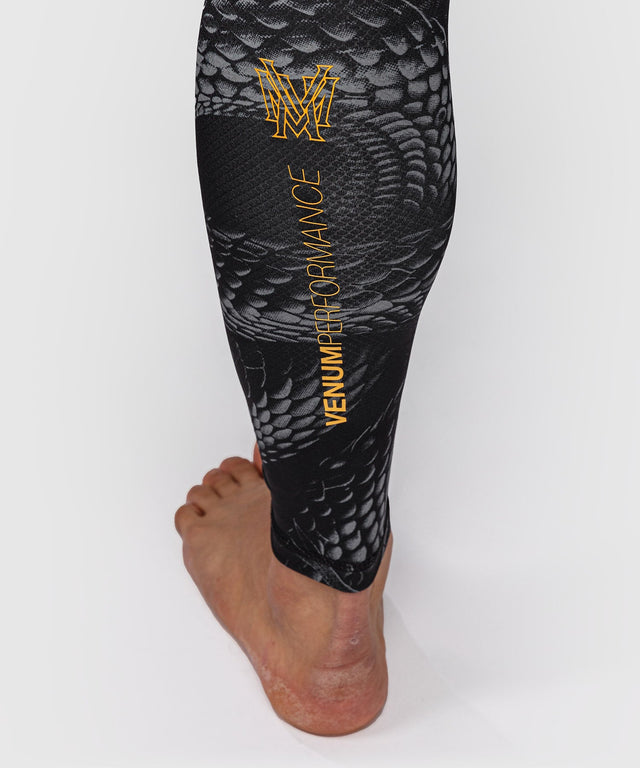 Shorts de compression & spats Venum Matupa – Noir/Gris/Or