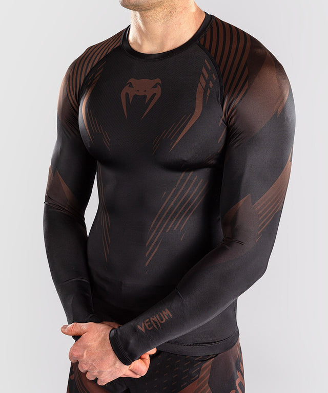 Rashguard Venum No-Gi 6.0 – Černá/Hnědá