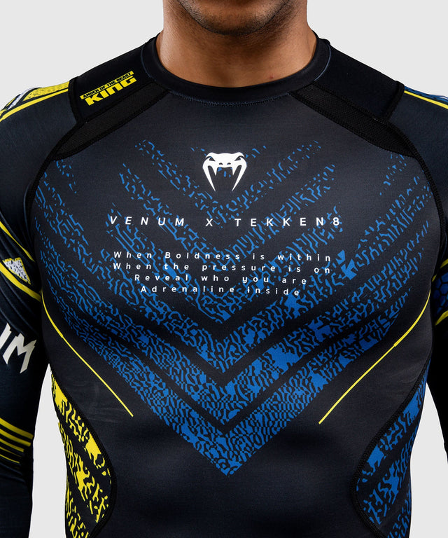 Venum Rashguard TEKKEN 8 King - Nero/Giallo - foto 4