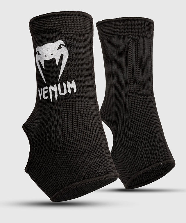 Tobilleras elásticas Venum Kontact – Negro/Plata