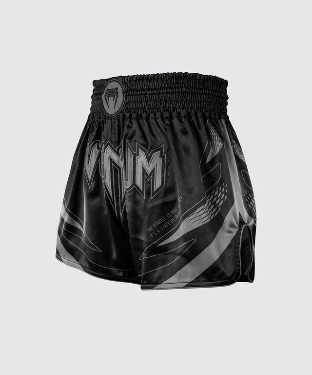 Venum Muay-Thai-Shorts Amazonia Reborn – Schwarz/Grau