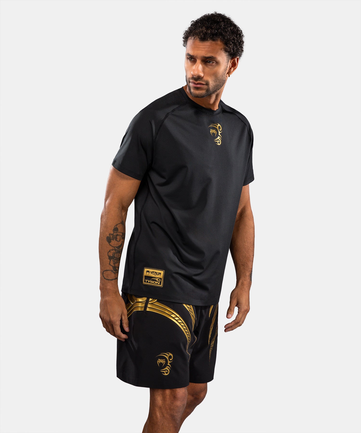 Venum x Mike Tyson T-Shirt Tiger Dry Tech – Nero/Oro