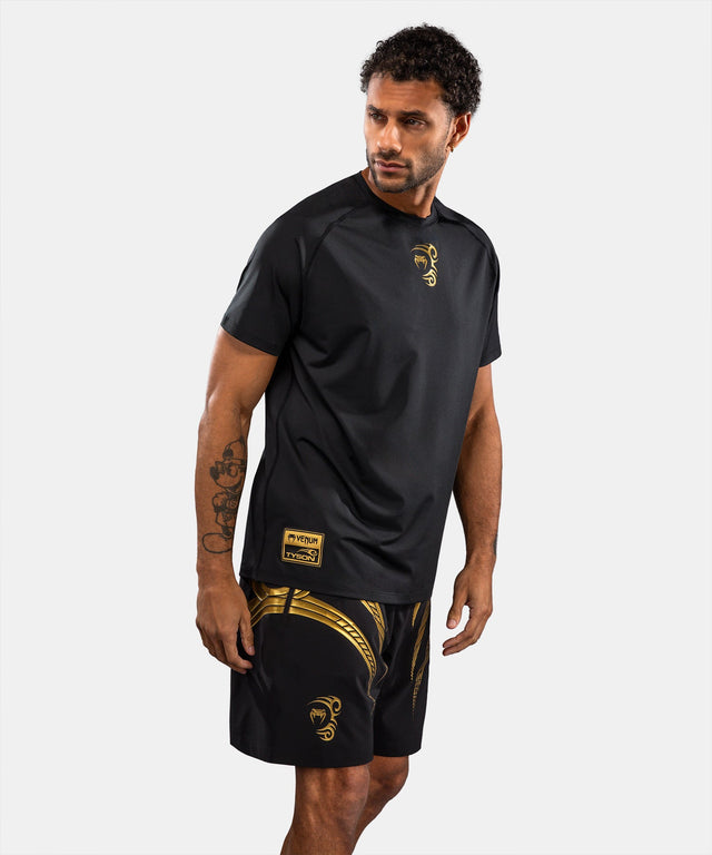 Venum x Mike Tyson T-Shirt Tiger Dry Tech – Nero/Oro