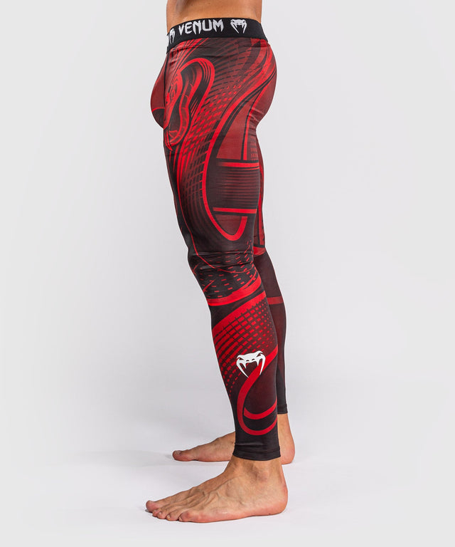 Calções de compressão Venum Crimson Viper 2.0 – Preto/Vermelho