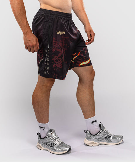 Venum Trainingsshorts Sukuna – Schwarz/Hellbeige