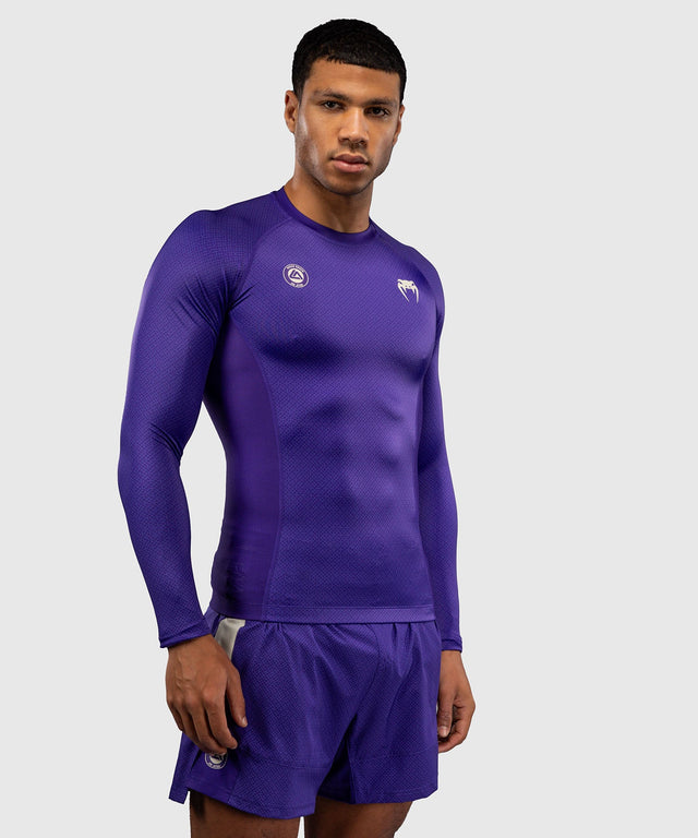 Rashguard Venum x Roger Gracie Academy Mangas Compridas – Roxo