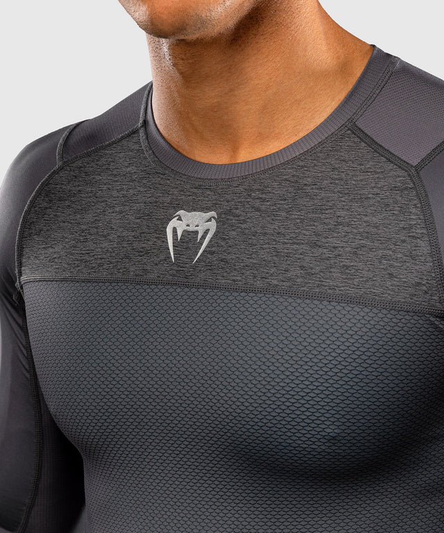 Venum Rashguard G-Fit Scale Lange Mouwen - Grijs