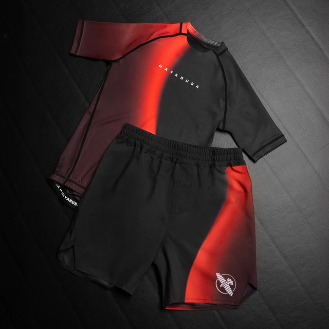 Hayabusa Rashguard Apex Nova Kurzarm Kinder – Rot