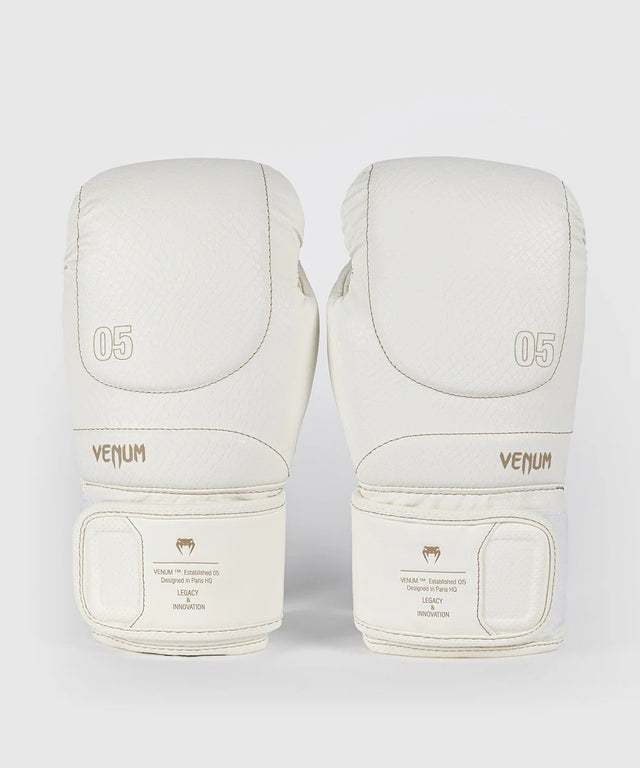 Venum Impact Evo Scales Boxhandschuhe – Elfenbeinweiß