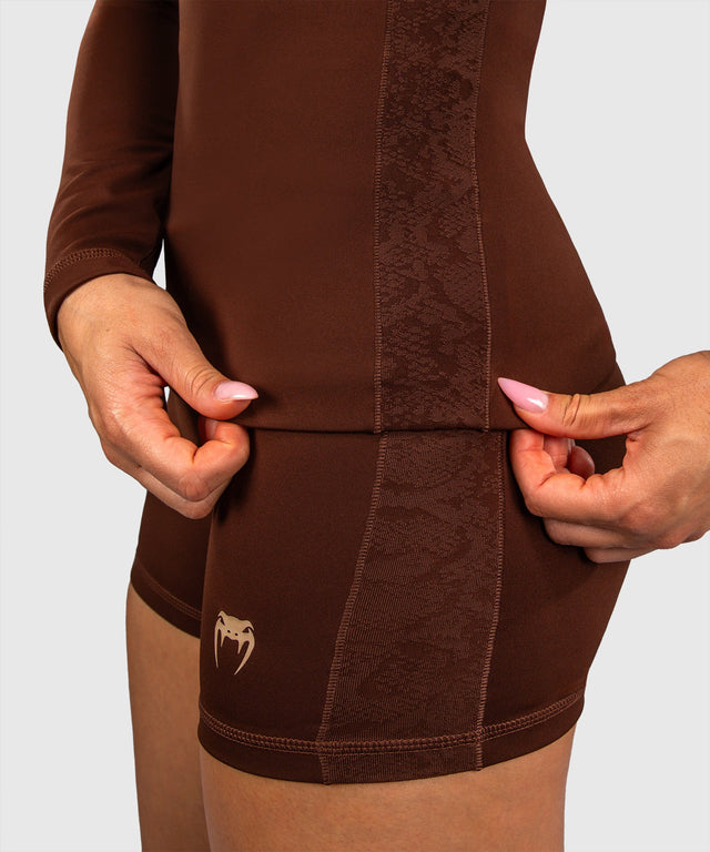 Rashguard Venum Viper Maniche Lunghe Donna – Marrone