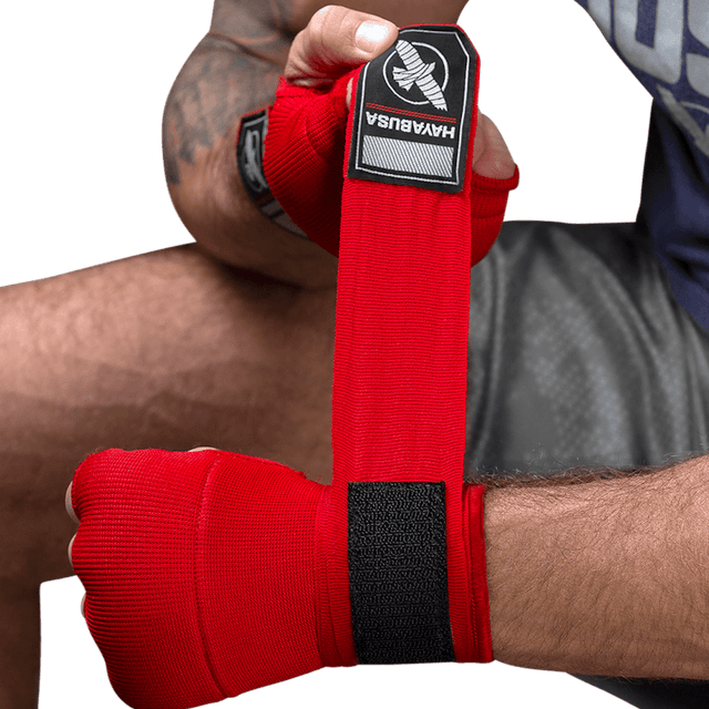 Rękawice wewnętrzne Hayabusa Quick Gel – Czerwone