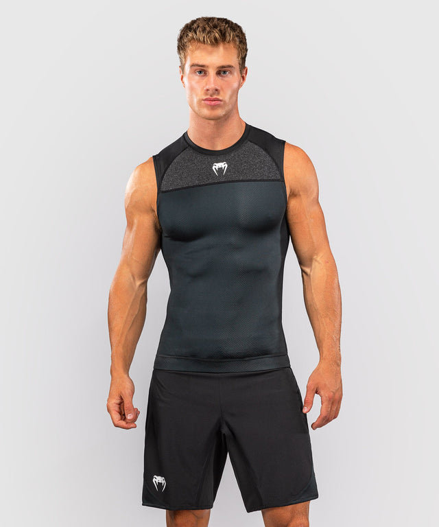 Venum Rashguard G-Fit Scale fără mâneci – Negru