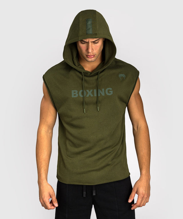 Venum Hoodie Mouwlös Boxing VT – Militärgrön