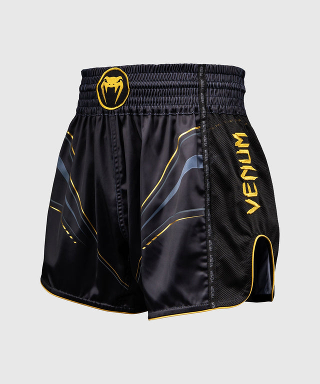 Pantaloncini Muay Thai Venum Streamline – Nero/Oro