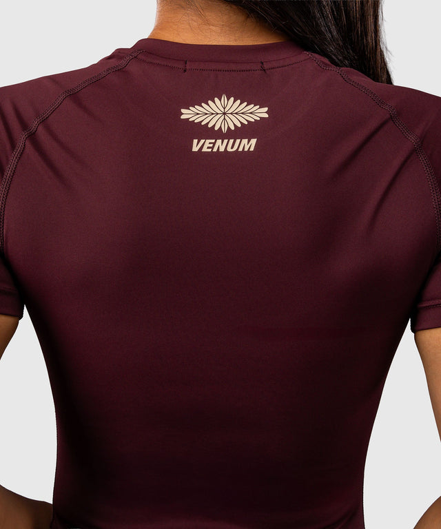 Venum Rashguard Talisman Korte Mouwen - Pruim