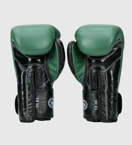 Boxerské rukavice Fairtex FXB V2 – Khaki zelené/černé