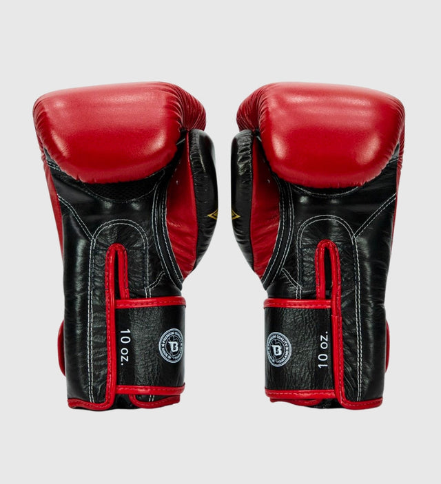 Fairtex Boxningshandskar FXB V2 – Röd/Svart/Guld – Boxningshandskar