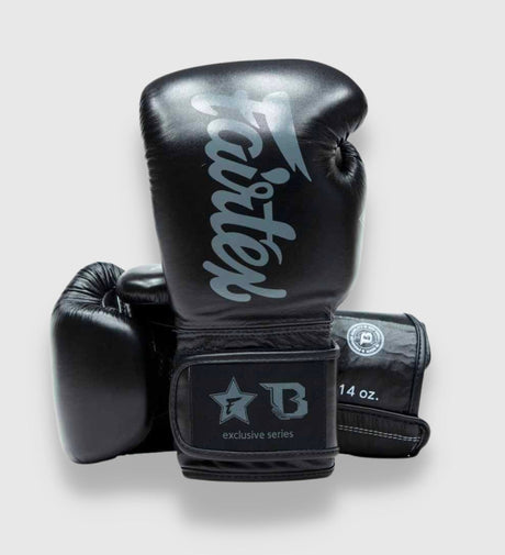 Guantoni da boxe Fairtex FXB V2 – Nero/Grigio