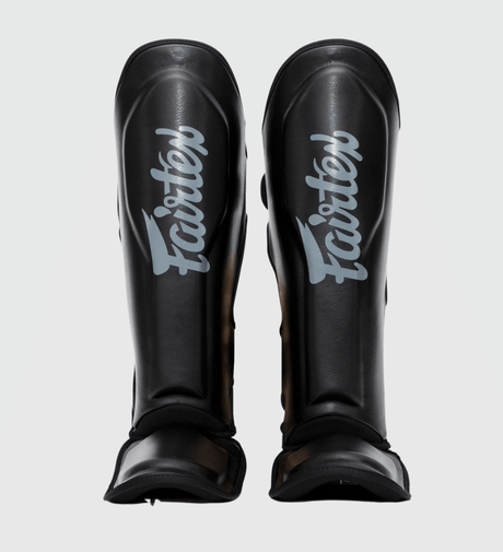 Paratibie Kickboxing Fairtex FXB – Nero/Grigio – Paratibie
