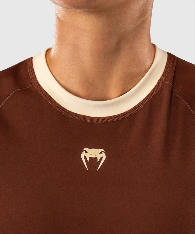 Venum Viper Rashguard korta ärmar för damer - Brun