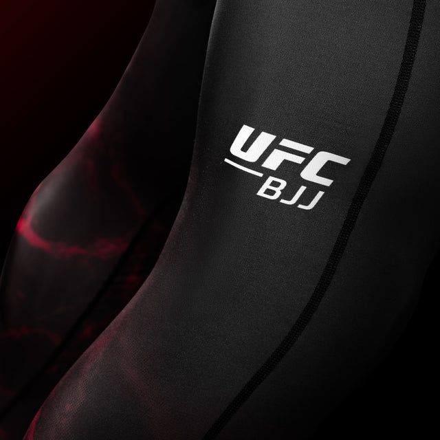 Shorts de compression BJJ Hayabusa x UFC – Noir/Rouge