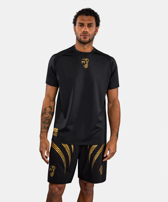 Venum x Mike Tyson T-Shirt Tiger Dry Tech – Nero/Oro