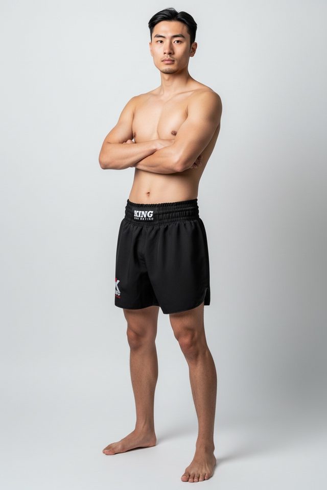 King Pro Boxing MMA-Shorts Stormking Basic – Schwarz