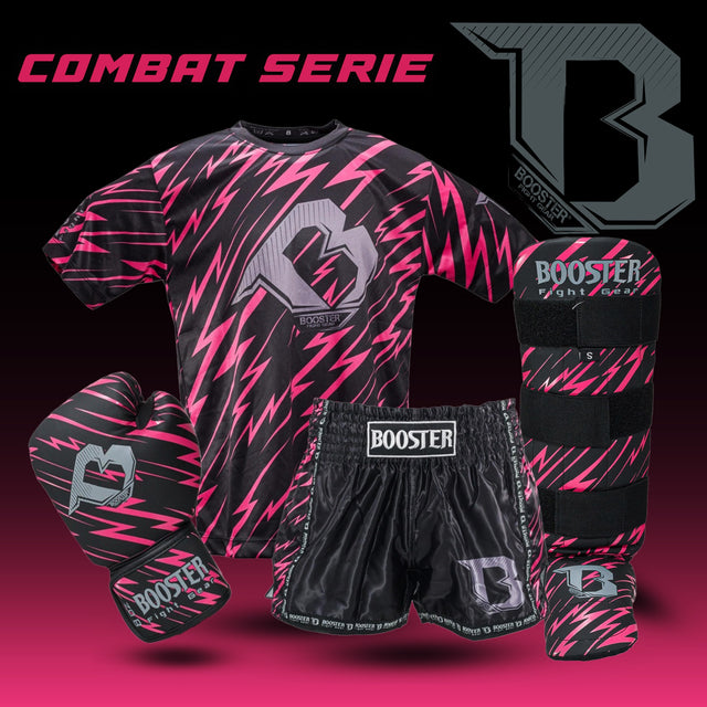 Booster T-Shirt Combat Series 3 Kinder – Schwarz