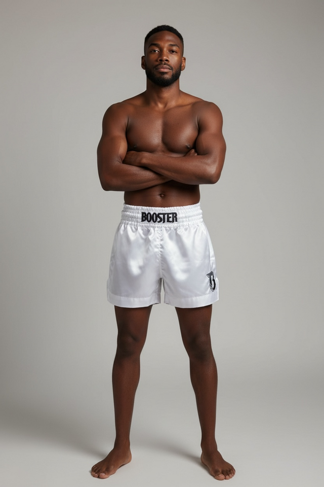 Booster Muay Thai shorts TBT Core - Hvid