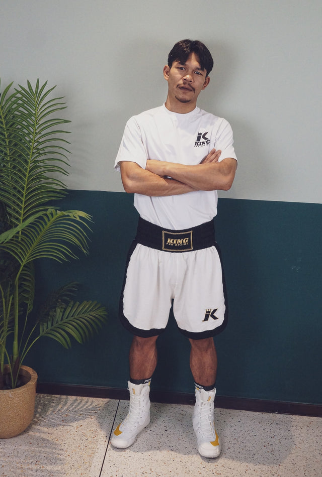 Boxerské boty King Pro Boxing Apex Pro – Bílé