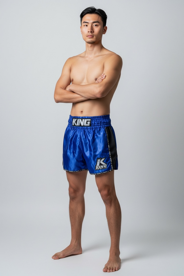 King Pro Boxing Muay Thai-shorts Bangkok – Blå