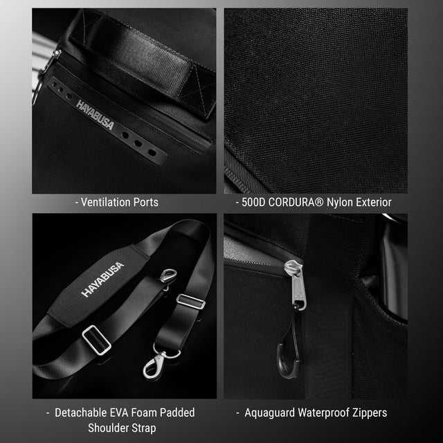 Bolsa de deporte Hayabusa Airstream Athletic - Negro
