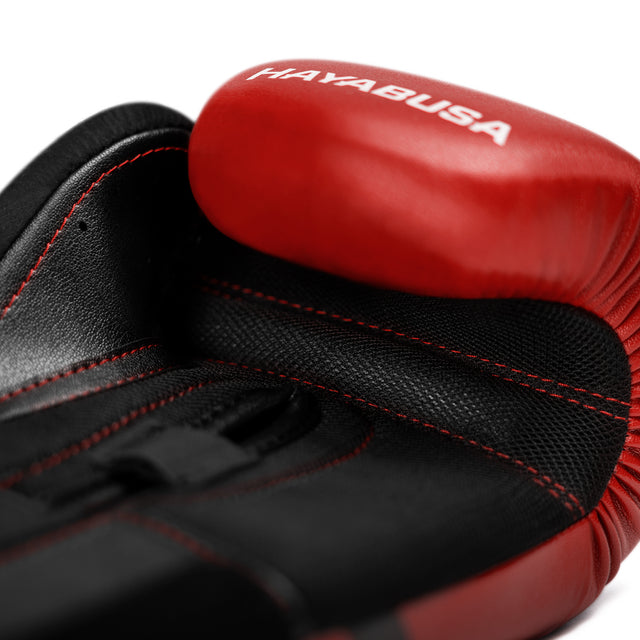 Hayabusa E1 Boxhandschuhe – Rot/Schwarz