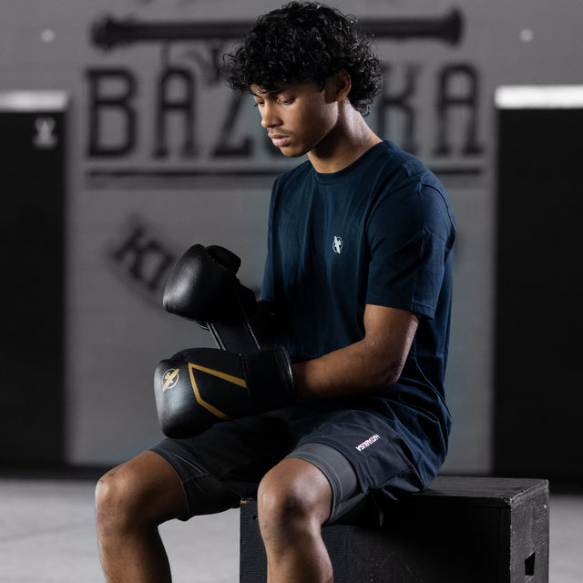 Hayabusa Boxhandschuhe E1 Kinder – Schwarz/Gold