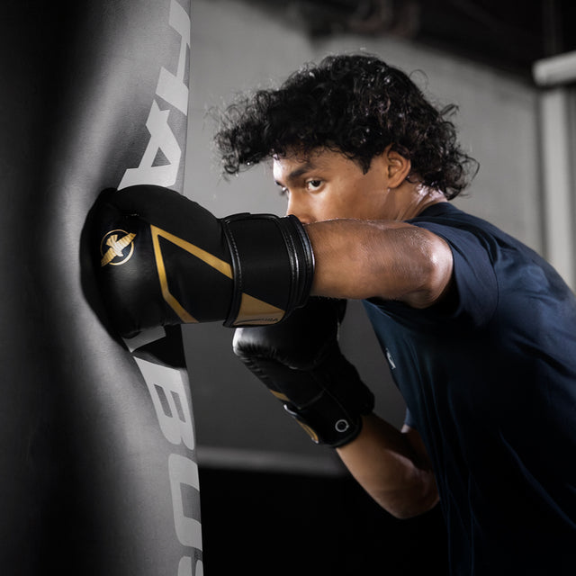 Hayabusa Boxhandschuhe E1 Kinder – Schwarz/Gold