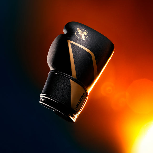 Hayabusa Boxhandschuhe E1 Kinder – Schwarz/Gold