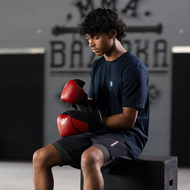 Hayabusa Boxhandschuhe E1 Kinder – Rot/Schwarz