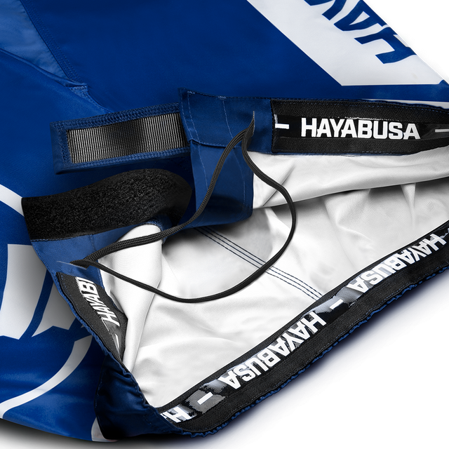 Hayabusa MMA-shorts Icon Lang - Blå/Hvid